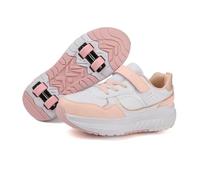 Zapatillas De Patines, Wheeled Shoes, Skateboard Shoes Sports Shoes Sneakers, 2 In 1 Multifunctional 4 Wheels Roller Skates Lightweight Outdoor Sports Cross Trainers(3,40 EU)