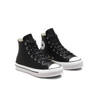 Zapatillas de piel All Star Eva Lift Foundation Leather Niña Talla 40. Color Negro