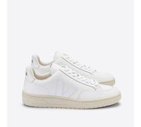 Zapatillas de piel con cordones Mujer Talla 46. Color Blanco