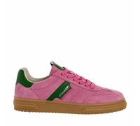 Zapatillas de piel, suela miel Mujer Talla 37. Color Rosa
