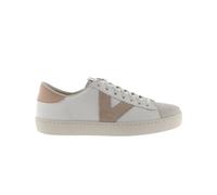 Zapatillas De Piel Victoria Berlin Con Logotipo Y Trasera De Color Y Puntera De Serraje MKP
