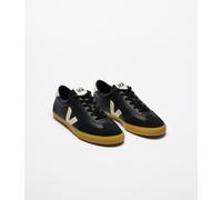 Zapatillas de piel VOLLEY Hombre Talla 44. Color Negro
