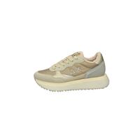 Zapatillas de piel y tela Big Ally Teddy Fur | 5BSDSZ45210 31 Beige, Color blanco crema., 38 EU
