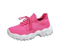 Zapatillas de plataforma para mujer, color blanco, zapatos ortopédicos, zapatillas de verano para mujer, con acolchado de aire, zapatillas de deporte, transpirables, de malla, cómodas, para el tiempo