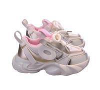 Zapatillas de plataforma para niñas Zapatillas deportivas ligeras con suela antideslizante Zapatos casuales de moda para adolescentes niñas correr tenis fitness entrenamiento, Blanco, 29 EU