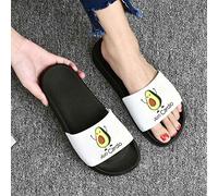 Zapatillas De Playa Antideslizantes Para Mujer, Zapatillas Con Dibujos De Aguacate Y Frutas, Bonitas, Chanclas De Verano A La Moda, Sandalias Con Punta Abierta Para Mujer, Zapatos De Ducha De Int