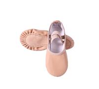 Zapatillas de Punta, Zapatos de Baile con Suela de Cuero, Zapatillas de Ballet de Lona for niñas,