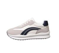Zapatillas de running casuales para todos los días con suela suave y amortiguada para una comodidad que dura todo el día, ideales para caminar y hacer ejercicios ligeros., Color blanco., 37 EU
