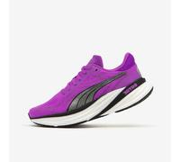 PUMA Zapatillas de running 'Magnify Nitro™ 2' amarillo neón / gris moteado / lila / negro, Talla 36
