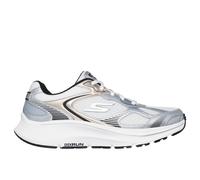 Skechers Go Run Consistent 2.0 Volt, Zapatillas Mujer, White Leather/Silver Trim, 39 EU