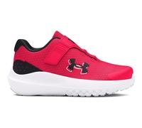 Under Armour UA BINF Surge 4 AC Deportivas para niño, cómodo y ligero calzado infantil, color rojo/negro/negro