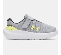 Zapatillas de running Under Armour Surge 4 AC para niño pequeño Mod Gris / Negro / Lumin Amarillo 26