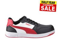 Puma Safety Zapatillas de seguridad Frontcourt Cuero bajas para hombre Negro
