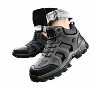 Zapatillas de senderismo genéricas para hombre casual zapatillas caminando zapatillas ortopédicas senderos zapatillas impermeables transpirables cómodas senderismo deporte tenis para hombres, gris, 45