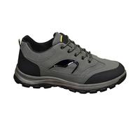 Zapatillas de senderismo para hombre, con cordones, forro de malla transpirable, cómodas, ligeras, antideslizantes, para caminar, al aire libre, acolchadas, duraderas, para acampar, trotar, gimnasio