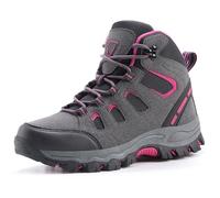 Zapatillas de senderismo para hombre y mujer, de gamuza, botas altas antideslizantes, zapatillas mixtas al aire libre con cordones, Sneakers Couple de Trek, botín de seguridad, suela escalada