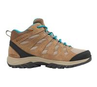 Columbia Redmond 3 Mid WP, Botas Montaña De Senderismo Y Trekking, Mujer, Verde (Khaki II/Sea Level), 40.5 EU