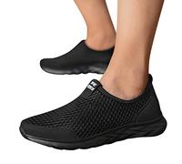 Zapatillas de senderismo para mujer ortopédicas sin cordones, manos libres, suaves, transpirables, zapatos cómodos al aire libre para caminar, deportivos, exteriores, confort óptimo, pies, última