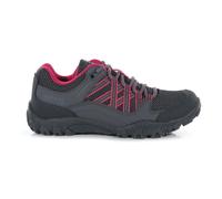 Regatta Edgepoint - Zapatos Unisex para Caminar de Talle bajo para niños, Acero Pnkfus, 32 EU