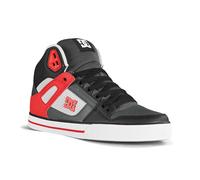 Zapatillas De Skate DC Pure High Top WC - Gris/Rojo