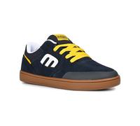 etnies Kids Marana, Skate Shoe Unisex Adulto, Navy/Gum/Yellow, 33.5 EU