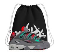 Zapatillas de skate - Osiris D3 E gris grafito/naranja/turquesa - Amortiguadas y duraderas - Suela robusta - Más bolsa, gris, 45 EU