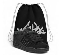 Zapatillas de skate - Zapatillas Globe Fusion Black Night de Gimnasia Unisex Skate - Zapatillas resistentes con bolsa a juego, Negro , 42.5 EU Larga