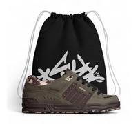 Zapatillas de skate - Zapatillas Globe Fusion Trainers de gimnasia unisex Skate - Mud/Camo Slip-On - Zapatillas resistentes con bolsa a juego, verde oscuro, 40 EU Larga