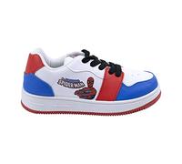 Zapatillas de Spiderman - Color Blanco, Rojo y Azul - Talla 35 - Cierre con Elásticos - Zapatillas Deportivas Infantiles Ultra Ligeras con Suela PVC - Producto Original Diseñado en España