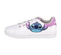 Disney Zapatillas de Stitch, Unisex Adulto, Blanco, 39 EU