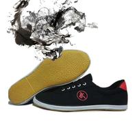 Zapatillas de Taekwondo Antideslizantes Zapatillas Deportivos de Taekwondo Boxe,Kung Fu Tai Chi Zapatos para Hombres y Mujeres Zapatos de Artes Marciales,(Size:39EU,Color:Negro)