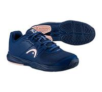 Zapatillas de tenis HEAD Revolt Court, Mujer, azul/rosa