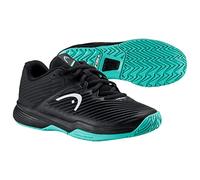 Head Revolt Pro 4.0 Junior, Zapato de Tenis Unisex niños, Black/Teal, 33