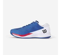 Wilson Rush Pro Ace Clay, Zapatillas de Tenis Hombre, Deja VU Blue/White/Infrared, 45 1/3 EU