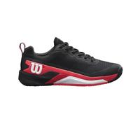 Wilson Rush Pro 4.5 Clay, Zapatillas de Tenis Hombre, Black/Infrared/White, 45 1/3 EU
