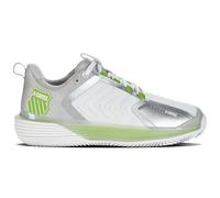 K-Swiss Performance Ultrashot 3 HB, Zapatos de Tenis Mujer, White/Gray Violet/Lime Green, 42 EU