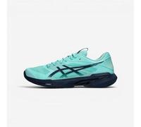 Zapatillas de tenis multipista hombre, Solution Speed FF 4 verde azul 44,5