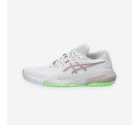 Zapatillas de tenis multipista mujer, Gel Resolution X blanco rosa 38