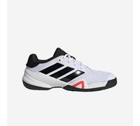 Zapatillas de tenis multipista niño, Barricade JR blanco negro rojo 38