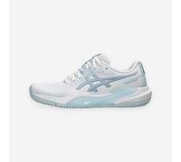 Zapatillas de tenis tierra batida mujer, Gel Challenger 15 blanco azul 42