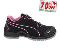 Puma 644110.36 Fuse TC Pink Zapatos de Seguridad para Mujer Low S1P ESD SRC Talla 36