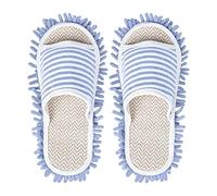 Zapatillas De Trapeador Para Limpieza De Pisos,Zapatillas De Trapeador - Zapatilla de microfibra para mujer, mopa para quitar el polvo, lavable | Zapatilla para fregar desmontable, limpiador de y suci