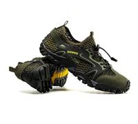 Zapatillas de Trekking Hombre de Trail Running Escarpines Zapatos de Agua Secado Rápido Antideslizante Verano Sandalias Deportivas Playa Zapatos Casuales Transpirable Zapatilla de Senderismo,38-50 EU