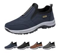 Zapatillas de trekking ortopédicas y ortopédicas para hombre, ergonómicas, para aliviar el dolor, ligeras, antideslizantes, unisex, para fitness al aire libre y para el día a día, azul, 40 EU