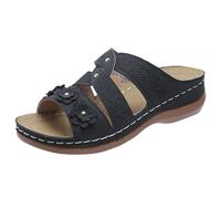 Zapatillas de verano cómodas sandalias y deslizadores con plantilla suaves zapatillas de estar por casa con pies anchos ortopédicos ligeros con cama suave para pies planos para la playa para el día a