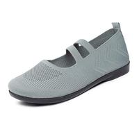 Zapatillas de verano para mujer, elegantes, de punto, descalzo, con suela cero caída, zapatos planos para mujer, cómodos, deportivos, transpirables, zapatos de ballet, ligeros, con banda elástica