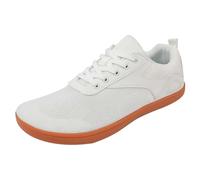 Zapatillas de verano para mujer, ligeras, de malla, suela plana, transpirables, para caminar, correr, cómodas, para el tiempo libre, para el día a día, Blanco, 42 EU