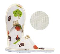 Zapatillas de Viaje Lovely para Niños y Niñas - Antideslizante Reutilizable para Hotel, Pantuflas para Huéspedes Familiares