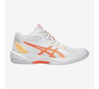 Zapatillas de voleibol Adulto - ASICS Gel-Task Mid MT4 blanco y naranja 38