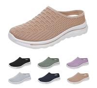 Zapatillas Deporte Mujer Blancas Transpirables Casual Zapatos Deportivos Malla Comodas Pretty Moda Sneakers Sin Cordones Entretiempo Ligeros Mocasines Slip on Barefoot Clasico para Atlético Correr
